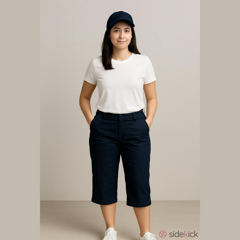 St. John's Bay Capri Pants Women's Size 18 Blue